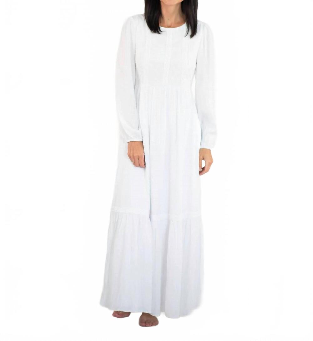NEW TEA N ROSE maria temple dress in white